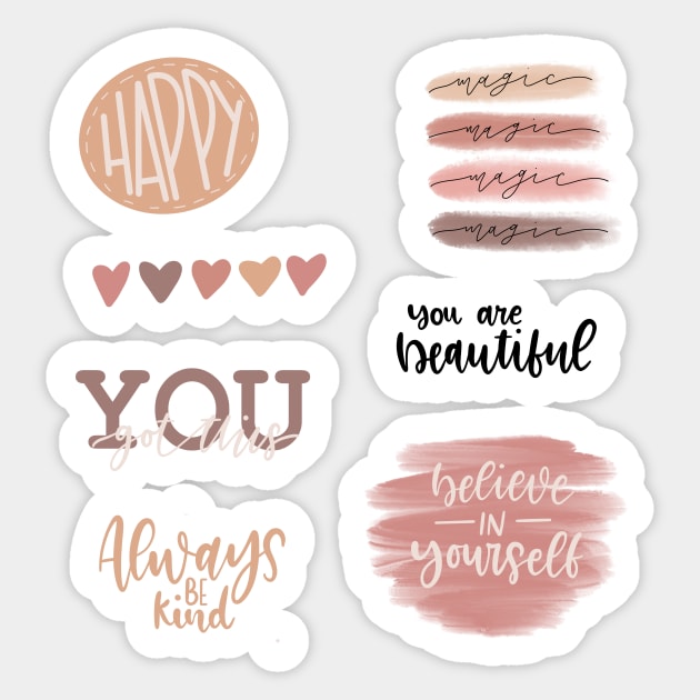 Aesthetic Sticker Pack Sticker by Slletterings